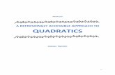 A REFRESHINGLY ACCESSIBLE APPROACH TO QUADRATICS