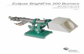 Eclipse BrightFire 200 Burners - Honeywell