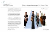 Concert Season Autumn 2021 Lighthouse, Poole bsolive