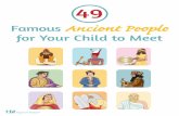Famous Ancient People for Your Child to Meet