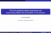 The Iuh protocol stack and osmo-iuh