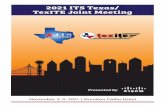 2021 ITS TexaS/TexITe JoInT MeeTIng