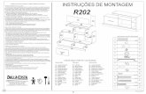 INSTRUÇÕES DE MONTAGEM R202 - MadeiraMadeira