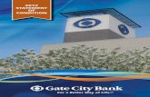 2012 STATEMENT OF CONDITION - Gate City Bank