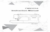 Instruction Manual - Necchi machine à coudre