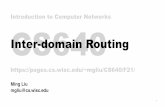 Introduction to Computer Networks CS640 Inter-domain Routing