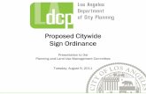 Proposed Citywide Sign Ordinance - Los Angeles