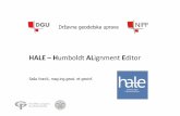 HALE –Humboldt AL ignment ditor - NIPP