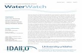 UNIVERSITY OF IDAHO EXTENSION UPDATE WaterWatch