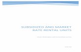 subsidized and market rate rental units