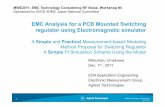 EMC Analysis for a PCB Mounted Switching regulator using ...