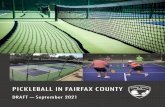 PICKLEBALL IN FAIRFAX COUNTY