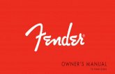 Fender Electric Guitars Manual - World Music Supply
