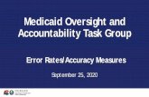 Medicaid Oversight and Accountability Task Group