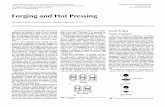 Forging and Hot Pressing - NIST