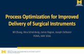 Process Optimization for Improved Delivery of Surgical ...