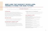 QUELLING THE WHISKEY REBELLION: TAKING A STAND FOR …