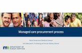 Managed care procurement process - Minnesota House of ...