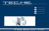 Pass Box UV-VHP - TECME SRL