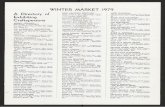 WINTER MARKET 1979 A Directory of Exhibiting Craftspersons