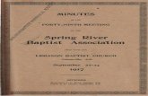 .. h:§ Spring River Association