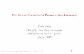 The Formal Semantics of Programming Languages YuxinDeng ...