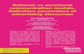 Rational vs emotional communication models. Definition ...
