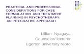 CASE FORMULATION AND TREATMENT PLANNING IN PSYCHOTHERAPY ...