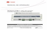 MANUAL DE OPERAÇÃO Sistema TVR™ Ultra DC Inverter ...