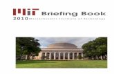 Briefing Book - MIT Organization Chart
