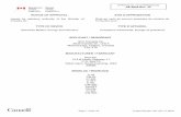 APPROVAL No. - N° D’APPROBATION AE-0920 Rev. 32 NOTICE OF ...
