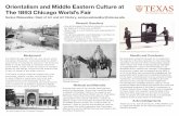 Orientalism and Middle Eastern Culture at The 1893 Chicago ...