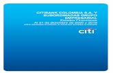 CITIBANK COLOMBIA S.A. Y SUBORDINADAS GRUPO …