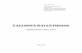 Tallinna Balletikooli arengukava 2016-2020