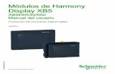 Módulos de Harmony Display XB5 - XB5DD030/050 - Manual