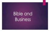 Bible and business - IESE