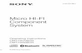 Micro HI-FI Component System - Sony