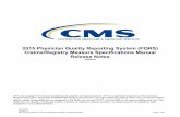 2015 Physician Quality Reporting System (PQRS) Claims ...