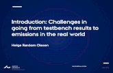 Introduction: Challenges in going from testbench results ...