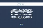 Rapporto sulle attività 2018-2019 in Lombardia Educazione ...