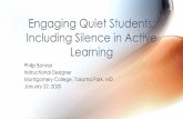 Engaging Quiet Students: Including Silence in Active Learning