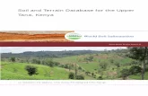 Soil and Terrain Database for the Upper Tana, Kenya