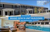 NOW SELLING BRAND NEW 8-UNIT BUILDINGS