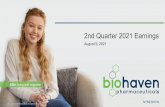 2nd Quarter 2021 Earnings - biohavenpharma.com