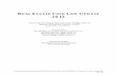 REAL ESTATE CASE LAW PDATE 2013 - Oregon State Bar