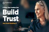 6 Ways Your Leaders Can Build Trust