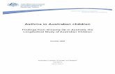 Asthma in Australian children