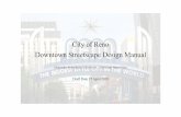 City of Reno Downtown Streetscape Design Manual