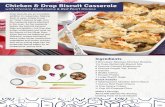 Chicken & Drop Biscuit Casserole