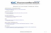 Edizione di mercoledì 3 febbraio 2016 - Euroconference News